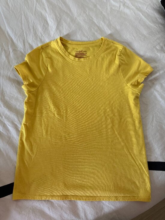 Cat & Jack Other - EUC Cat & Jack Yellow Short Sleeve T-Shirt Youth L 10/12